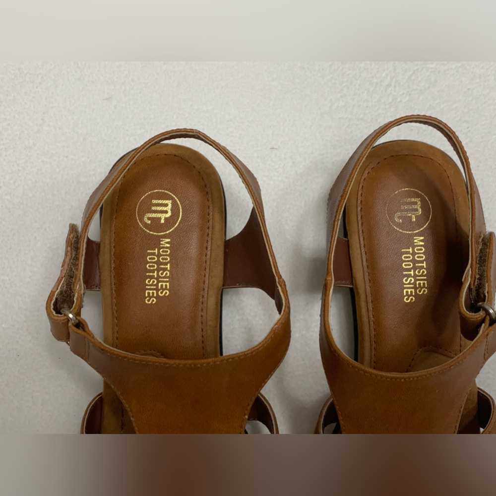 MOOTSIES TOOTSIES NASSAU OPEN TOE SANDALS - 7M - Picture 4 of 8